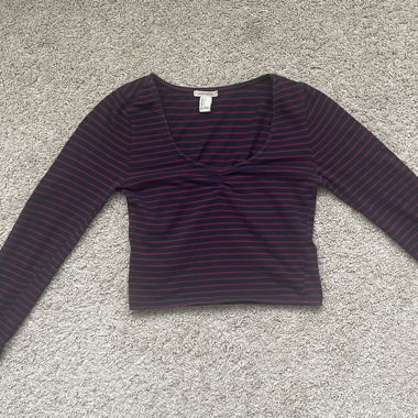 Top a maniche lunghe Forever 21 a righe