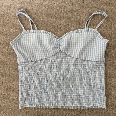 Subdued Plaid Cami Top