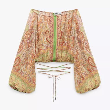 Zara Limited Edition Summer Blouse L