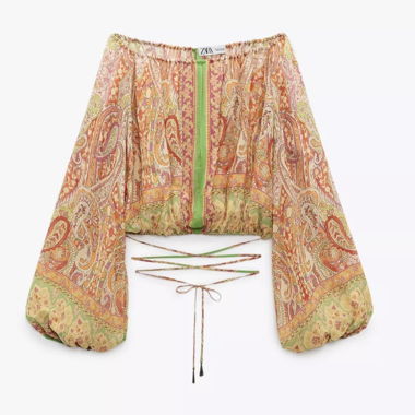 Zara Limited Edition Summer Blouse L