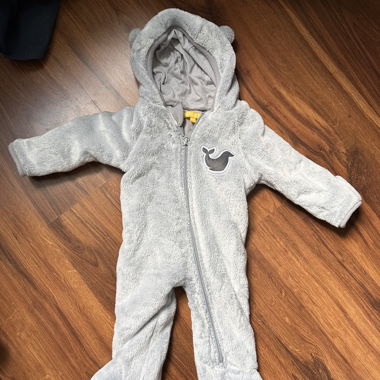 Combinaison bébé grise 