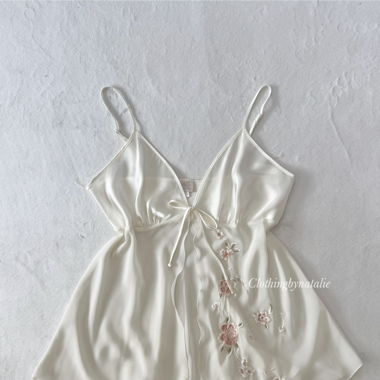 California Dynasty Satin Babydoll (L)