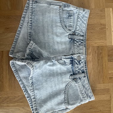 Short in jeans Hollister a vita bassa