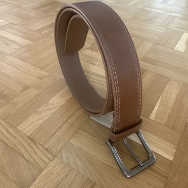 Cintura in pelle marrone ALCOTT