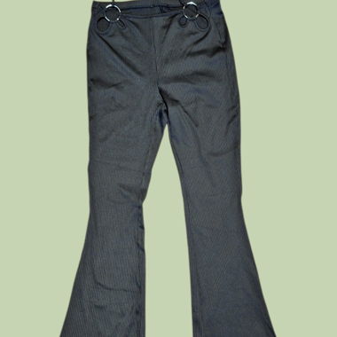 Schwarze Flare Hose