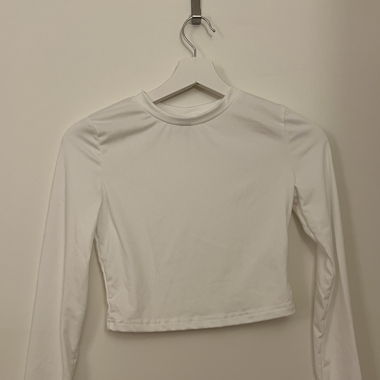 Weisses langarm Shirt