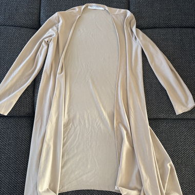 Fabric cardigan