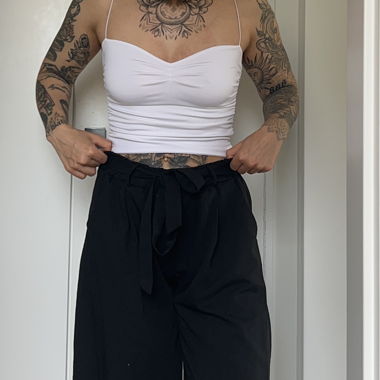 weite Stoffhose