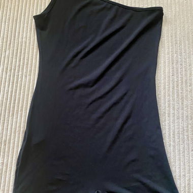 Shein One-Shoulder Jumpsuit Playsuit Overall Black Size S