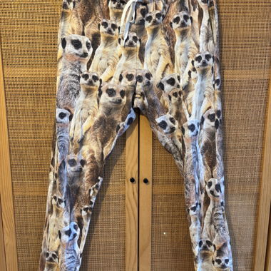 Jogginghose Erdmännchen Print