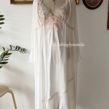 Set Peignoir in Raso Maxi Delicates Size S