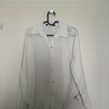 Zara Lace Blouse White