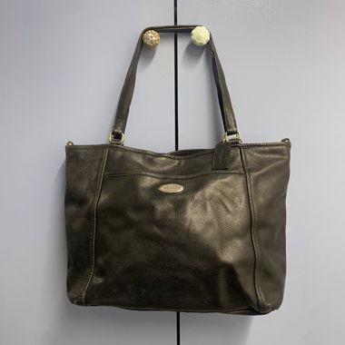 Sac à main Coach noir en cuir de créateur