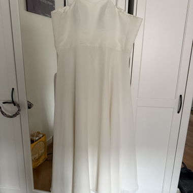 White strappy dress