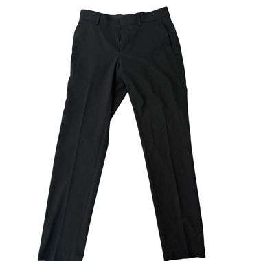 Isaac Dewhurst Black Fabric Trousers