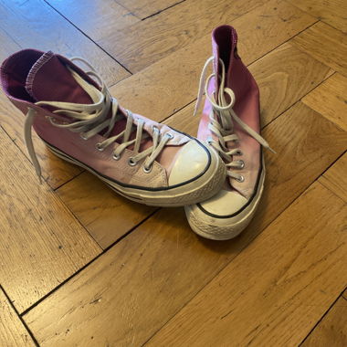 Pink Converse Chuck Taylor High Tops