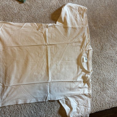 B&C white graphic T-shirt size S