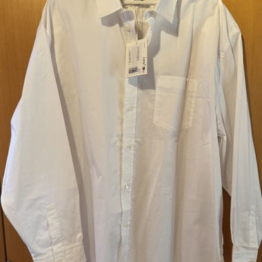 Camicia COS bianca in popeline oversize in L - nuova