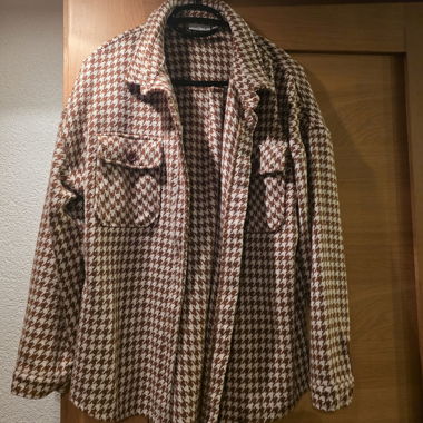 Camicia overshirt pied-de-poule
