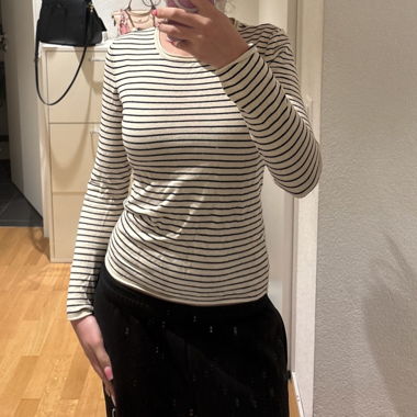 Camicia a maniche lunghe a righe