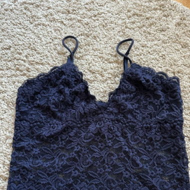 Navy blue top