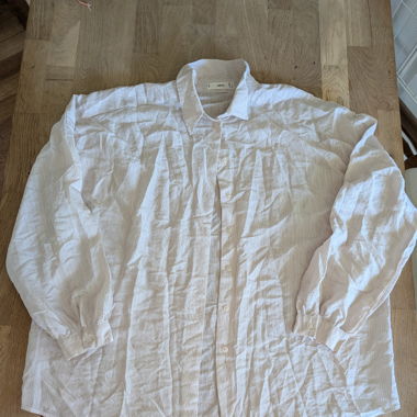 Cream striped shirt 