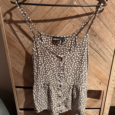 Pieces Polka Dot Spaghetti Top