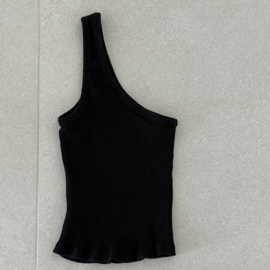 Schwarzes Zebra-Asymmetrie-Top - 3 CHF 