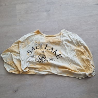T-shirt cropped Salt Lake