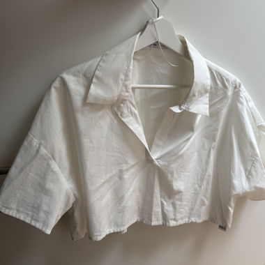 cropped shirt bluse bershka