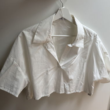 Bershka Cropped Shirt Blouse