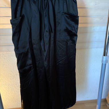 Pantaloni in seta stile cargo