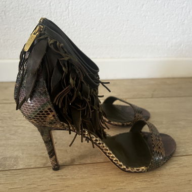 Escarpins Sergio Rossi Python exclusifs