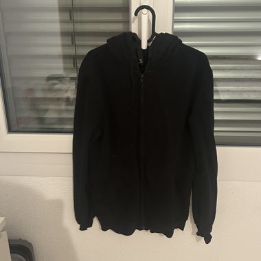 Giacca nera con zip