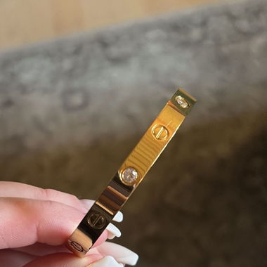 Love-Armreif gold