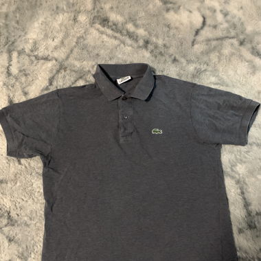 Graues Lacoste Polo Shirt 