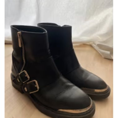 Bottes cuir Zara