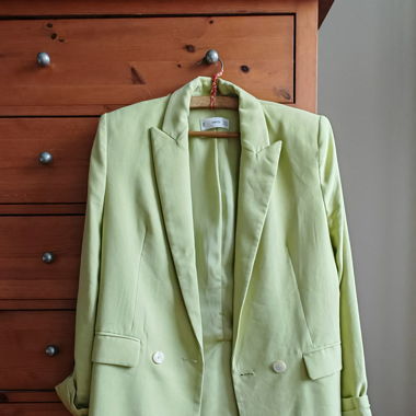 Blazer lindengrün gefüttert 