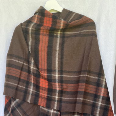 Poncho/Écharpe marron « Marc Cain »