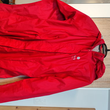Pink 46N rain jacket with hood, size 164