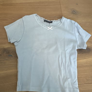 crop top Brandy Melville bleu clair