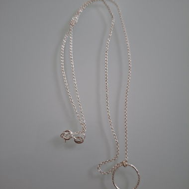 Collier cercle argent 925