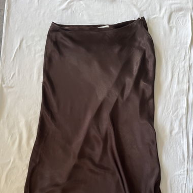 Albaray Brown Slip Skirt Midirock– Size 40