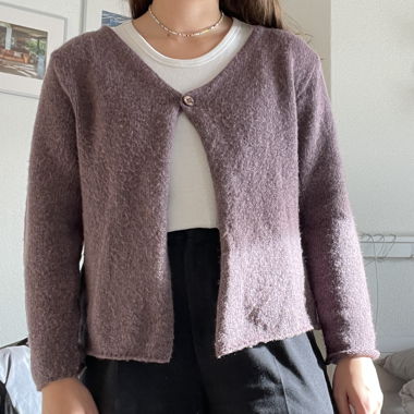 Natura purple cardigan