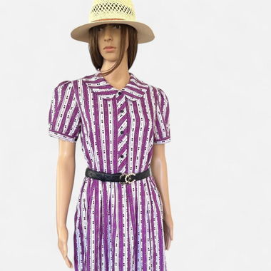 ITALIAN SUMMER PRINTED DRESS