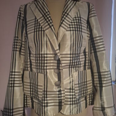 Devernois Check Pattern Blazer