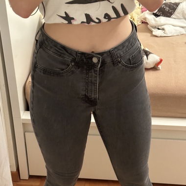 Schwarze Jeans 