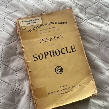 Book Theatre by Sophocles Paris.