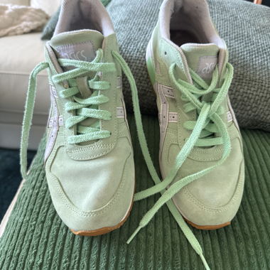 Mint green Asics sneakers size 39