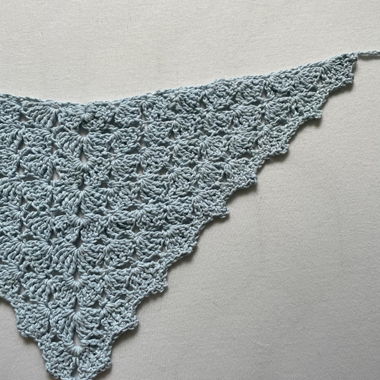 Foulard de tête bleu bébé